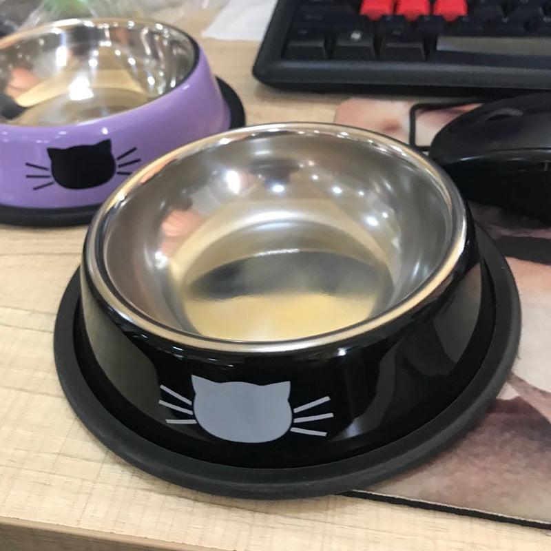 Non-Slip Stainless Steel Pet Bowl