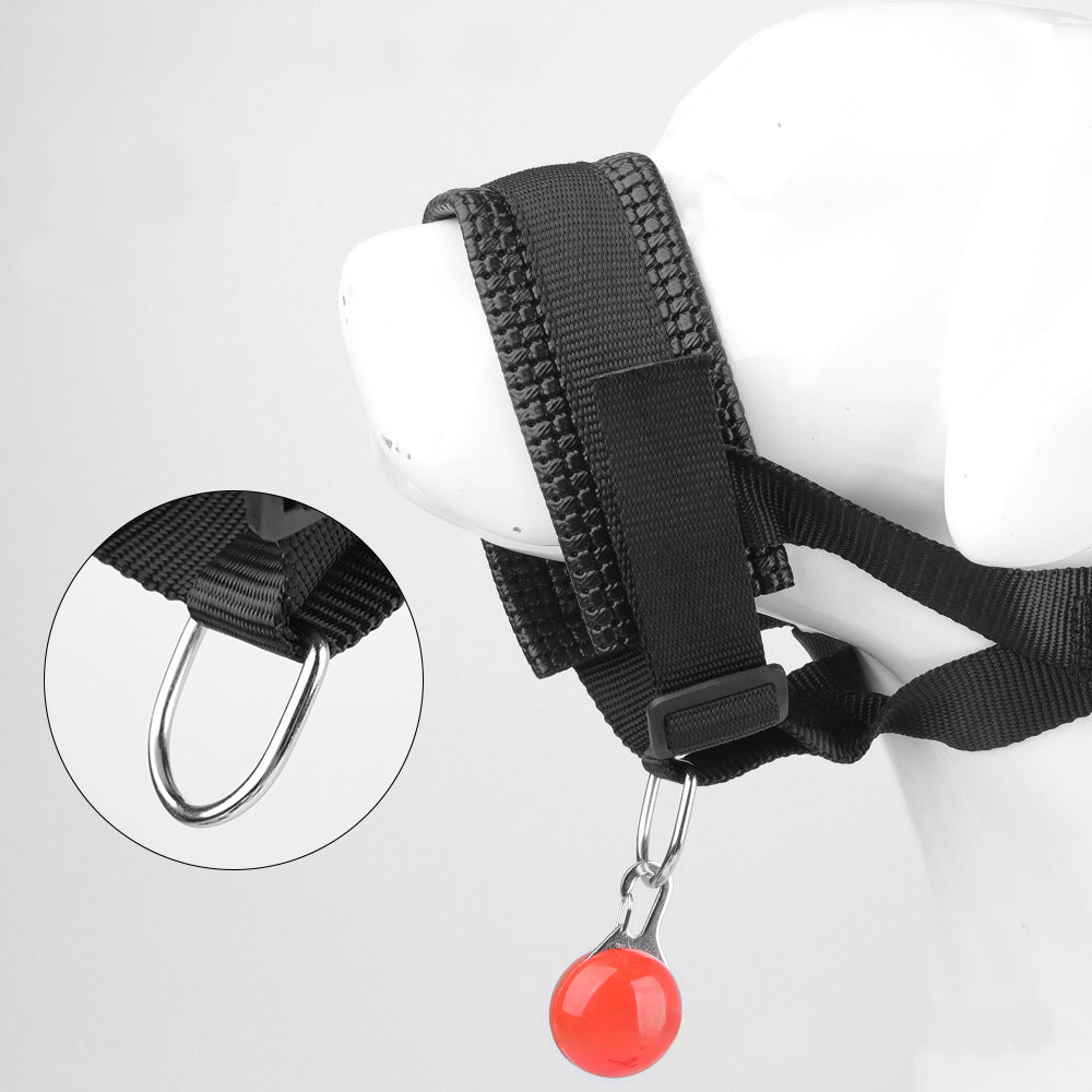 Adjustable Breathable Dog Muzzle – Anti-Bark Nylon Guard for Dogs