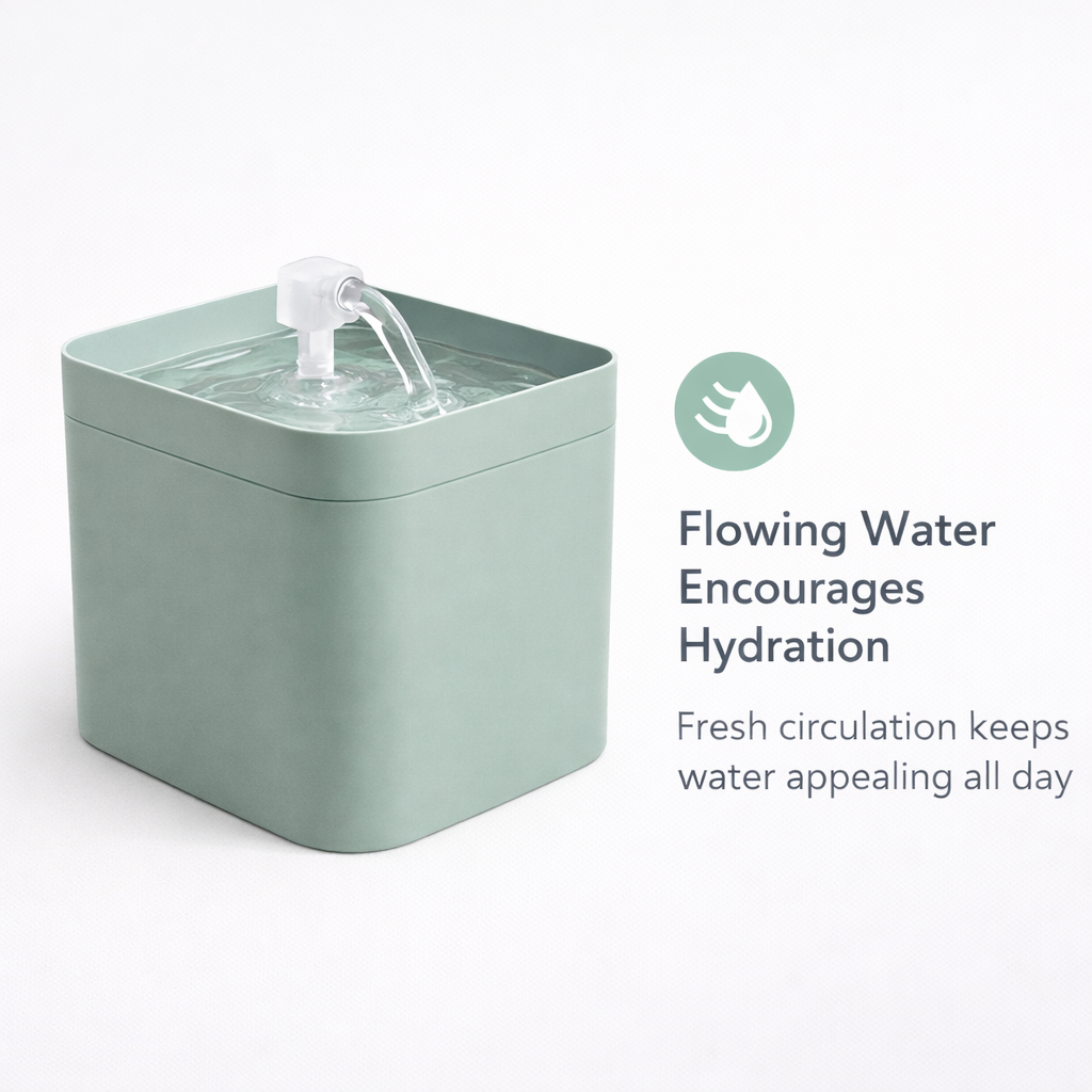Live Water Filter Pet Water Fountain (1.5L)