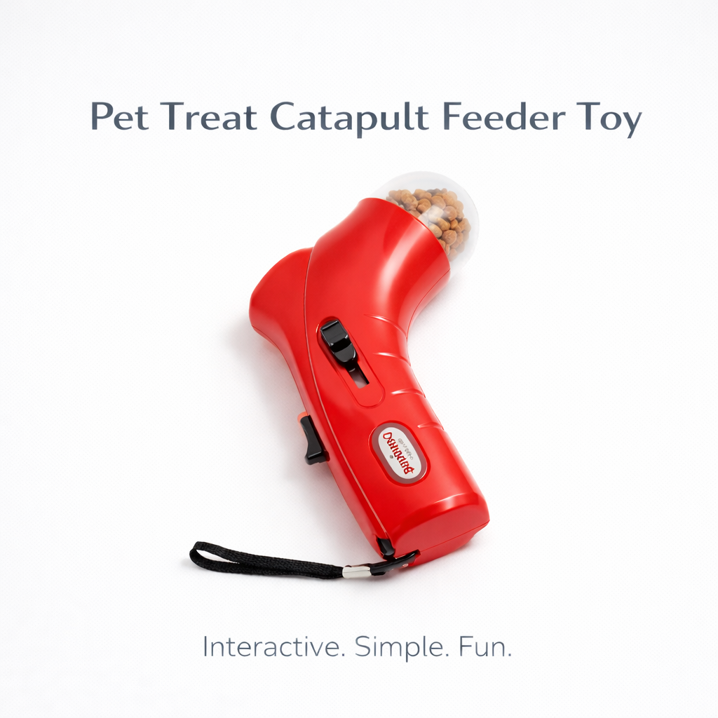Pet Treat Catapult Feeder Toy