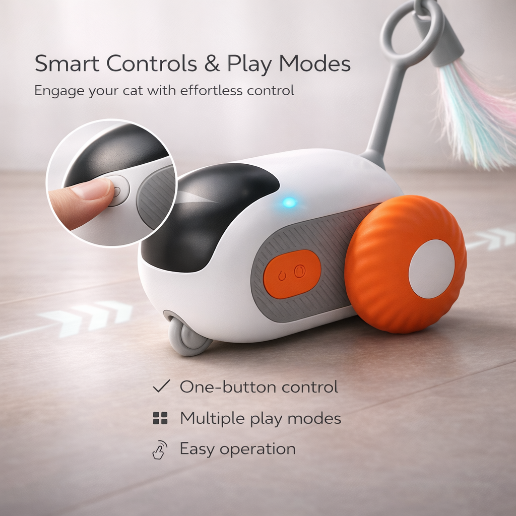 iMouse Smart Running Car Toy for Pets