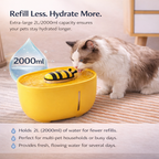 Little Bee Automatic Pet Water Dispenser – Silent Filtered Flow for Pets