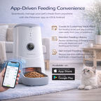Petoneer Smart Pet Feeder with Camera & App Control 3.7L