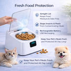 Rechargeable Pet Food Feeder 350ml