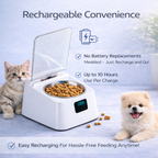 Rechargeable Pet Food Feeder 350ml