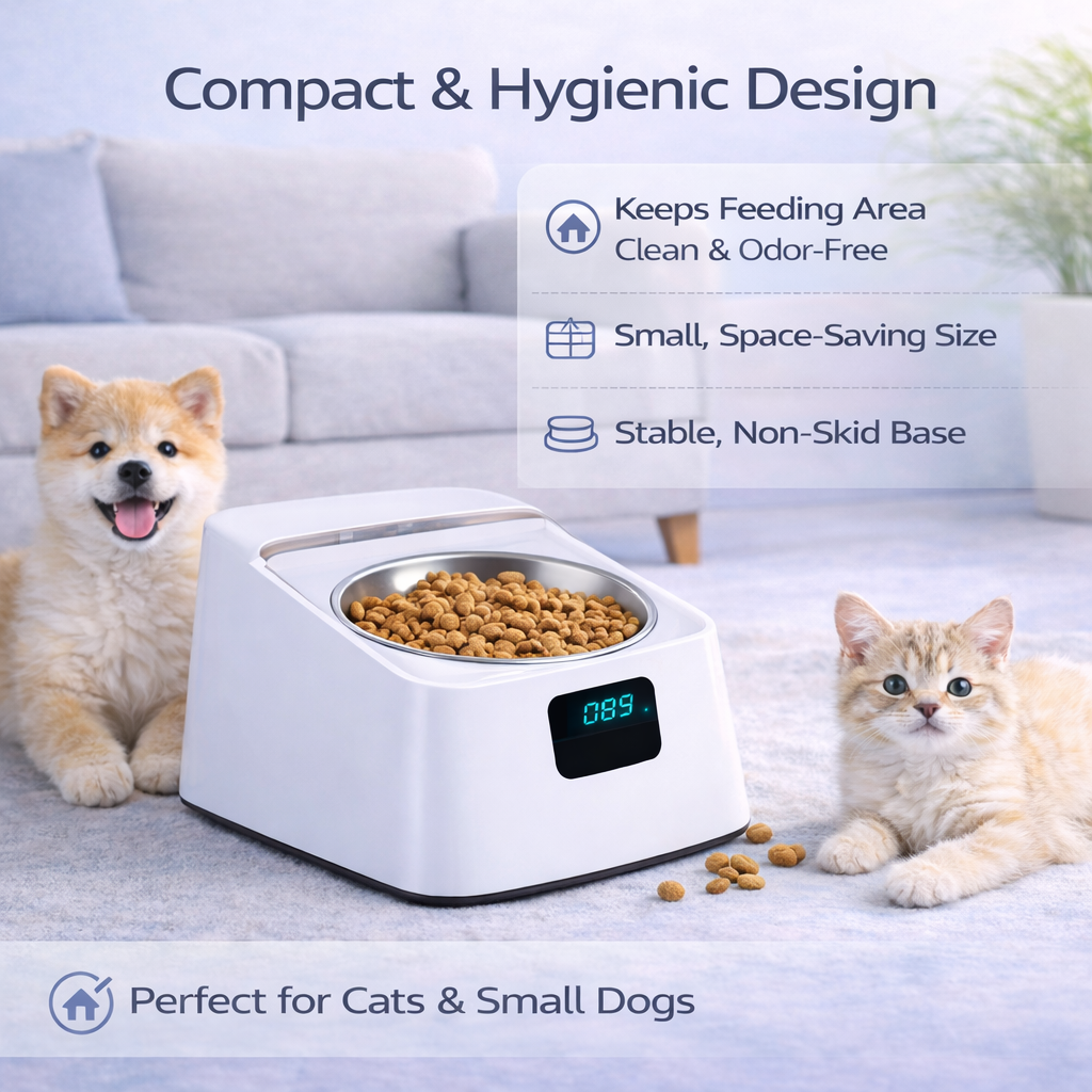 Rechargeable Pet Food Feeder 350ml