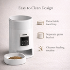 Automatic Pet Feeder  4L - Dual Power System