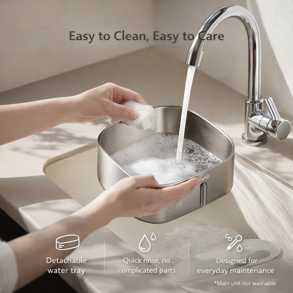 Petwant Smart Stainless Steel Pet Water Dispenser (3L)