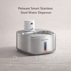 Petwant Smart Stainless Steel Pet Water Dispenser (3L)