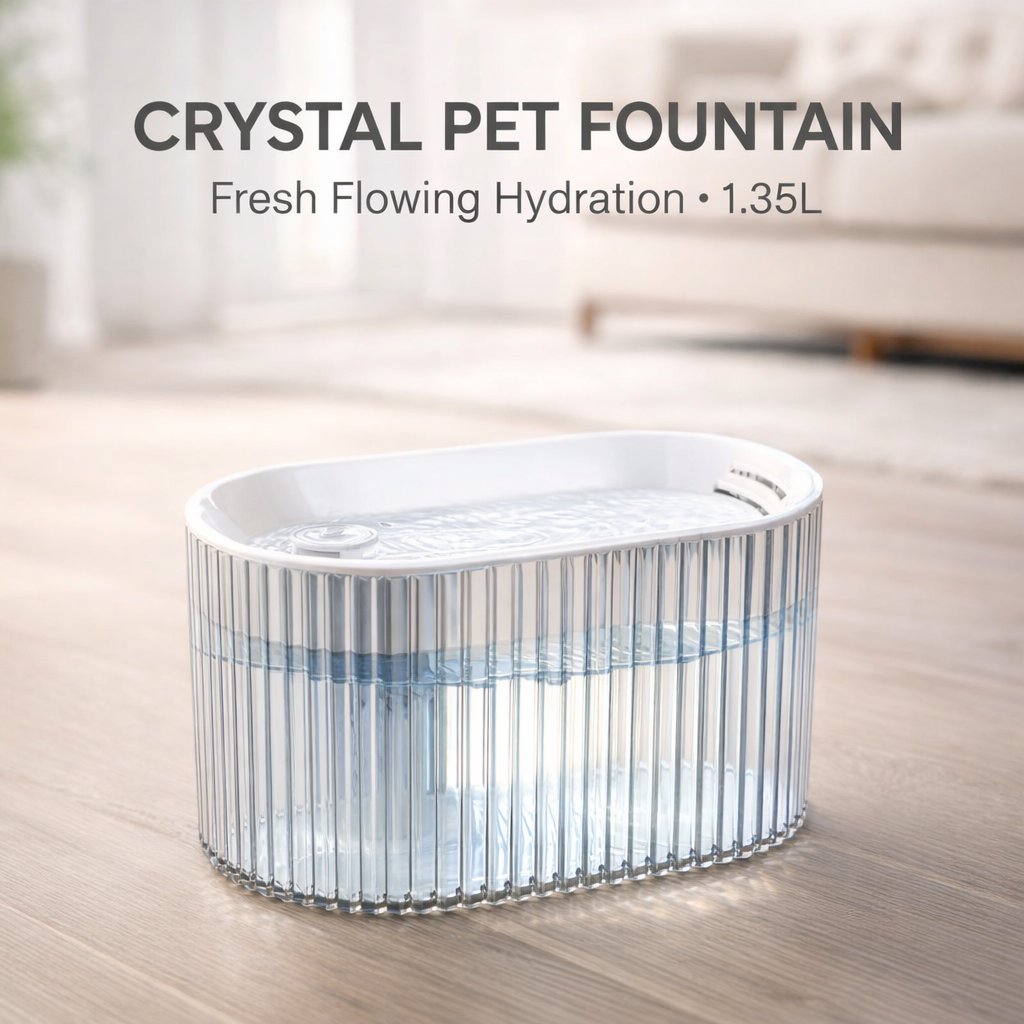 Mini Crystal Pet Water Dispenser (1.35L)