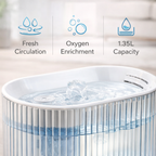 Mini Crystal Pet Water Dispenser (1.35L)