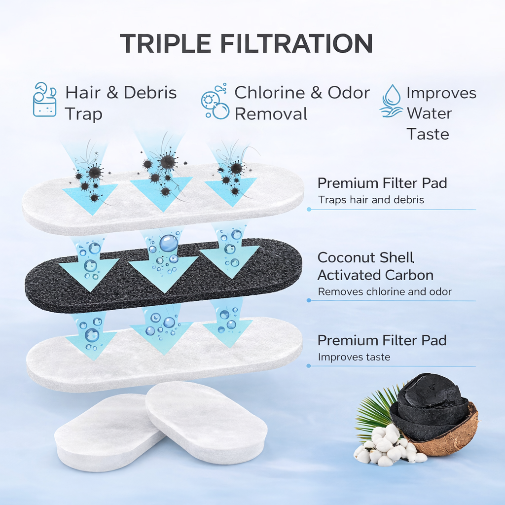 Mini Crystal Pet Water Dispenser (1.35L)