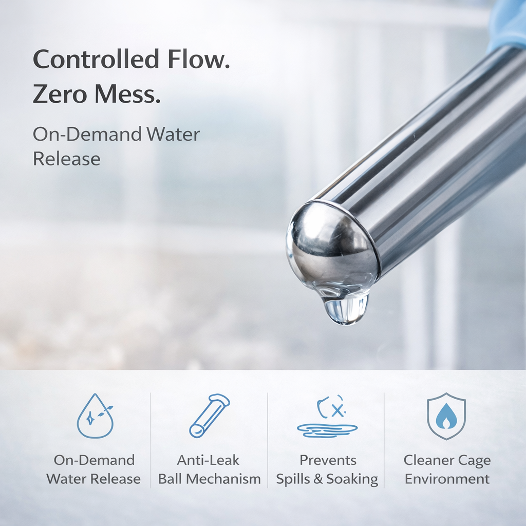 Automatic Ball-Tip Water Bottle for Hamsters & Small Pets