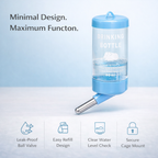 Automatic Ball-Tip Water Bottle for Hamsters & Small Pets