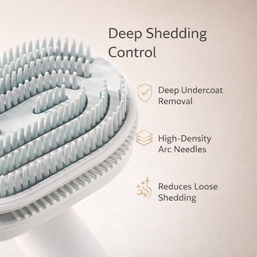 Self-Cleaning Pet Grooming Comb for Pets