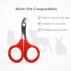 Professional Pet Nail Clippers for Cats & Small Dogs