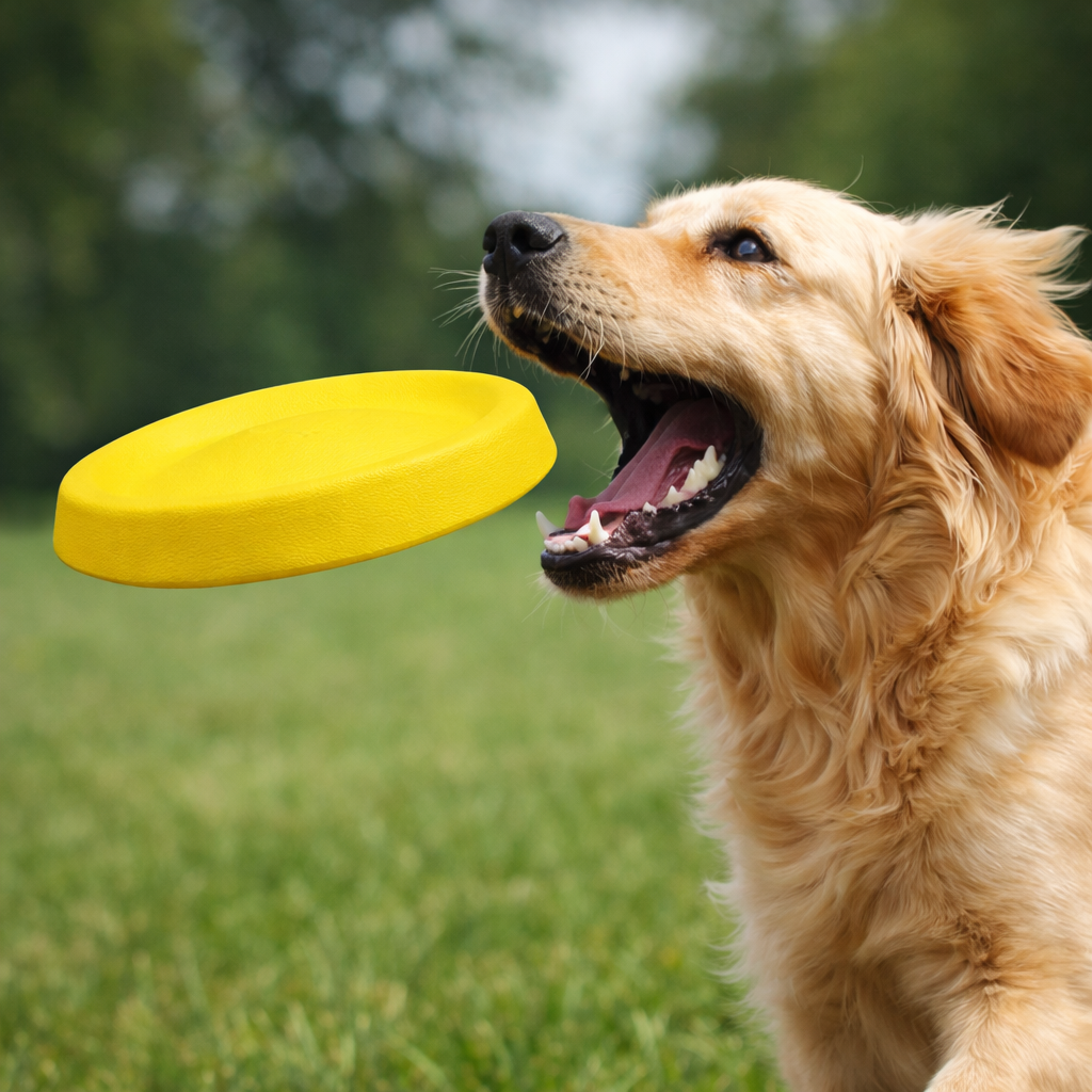 Interactive Dog Frisbee Toy for Exercise, Training & Bonding