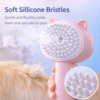 Rechargeable Mist Grooming Brush – Self-Cleaning Detangling Slicker for Pets