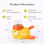 Interactive Duck Treat Dispenser Toy for Pets