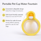 Portable Pet Cup Water Fountain