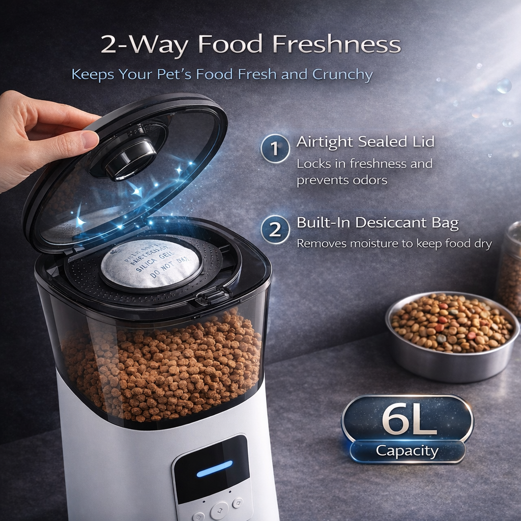 AutoServe Smart Pet Feeder 6L