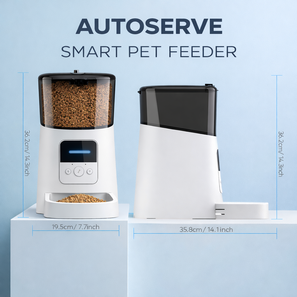 AutoServe Smart Pet Feeder 6L