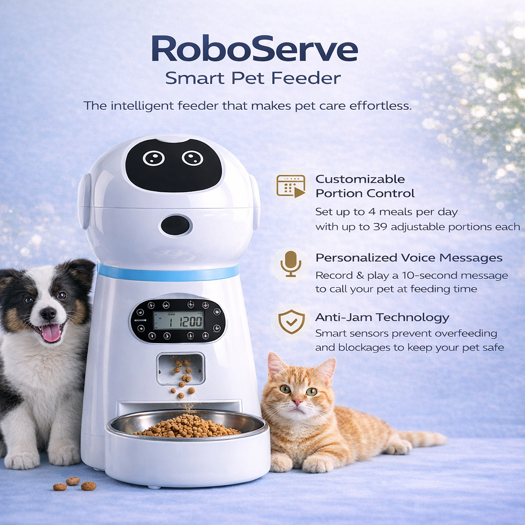 RoboServe Smart Pet Feeder