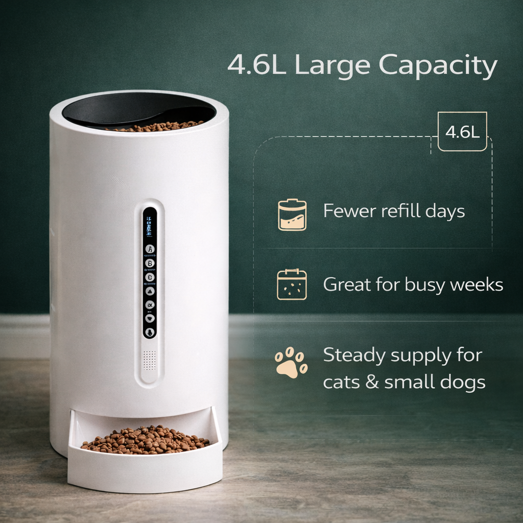 Smart Timed Pet Feeder 4.6L