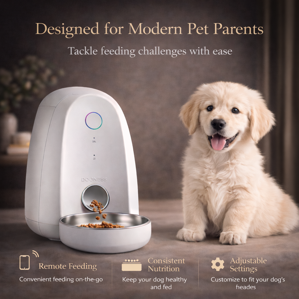 DOGNESS Smart WiFi Pet Feeder with App Control (2L)