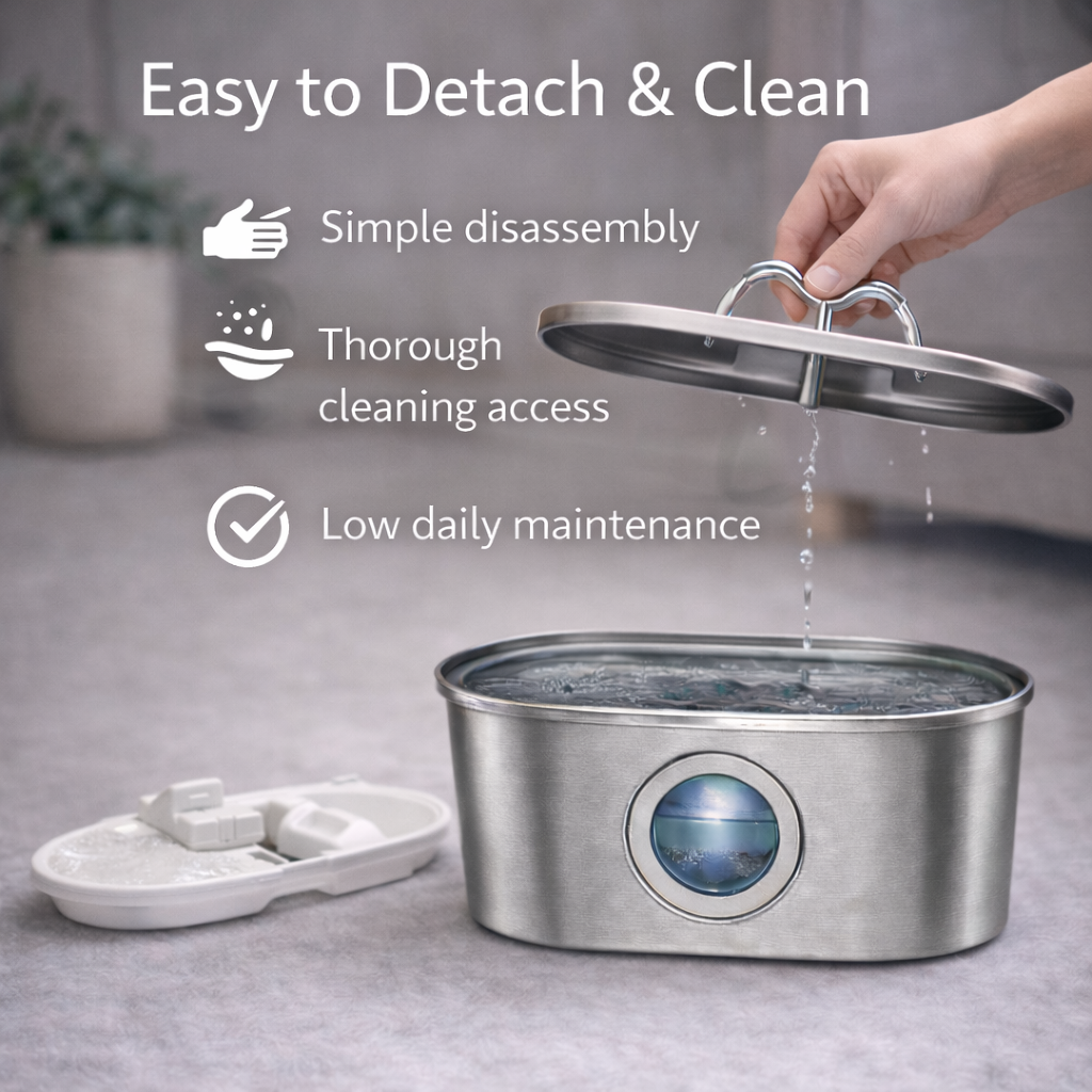 Stainless Steel Pet Water Dispenser  (2.5L)