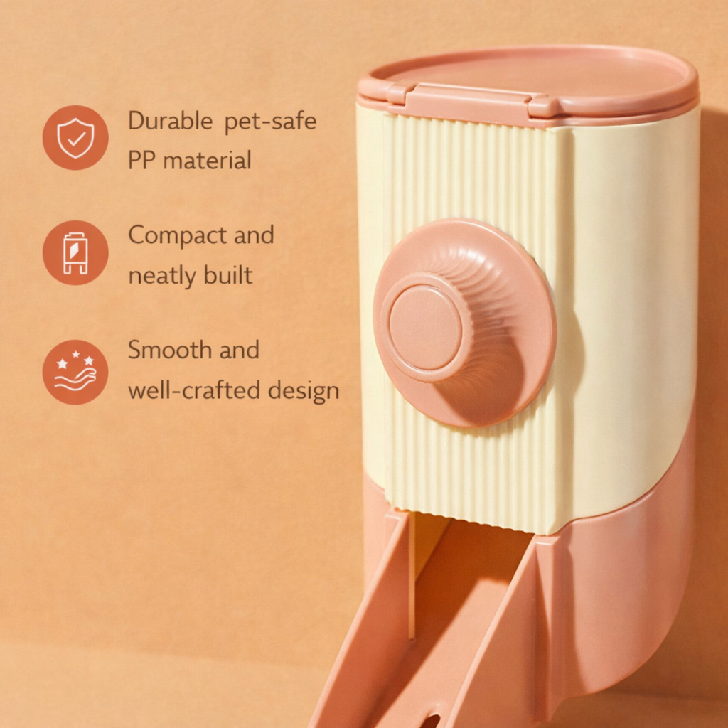 Small Pet External Food Dispenser