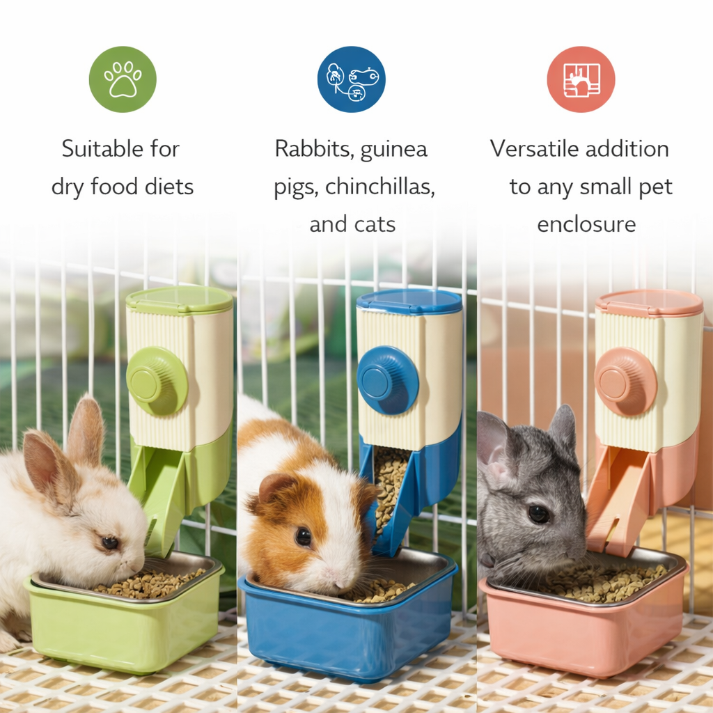Small Pet External Food Dispenser