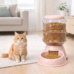 Automatic Gravity Pet Feeder or Water Dispenser 3.8L