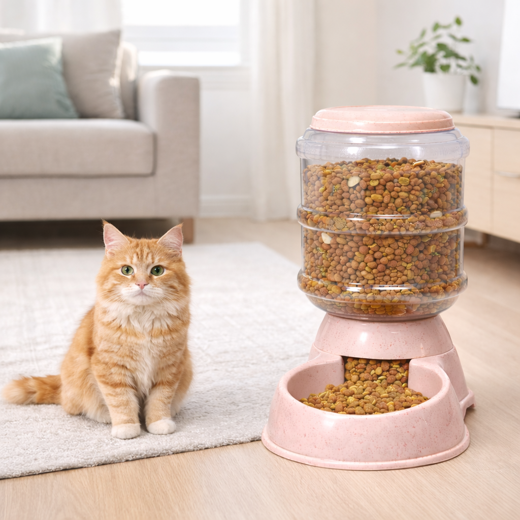 Automatic Gravity Pet Feeder or Water Dispenser 3.8L