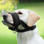 Adjustable Breathable Dog Muzzle – Anti-Bark Nylon Guard for Dogs