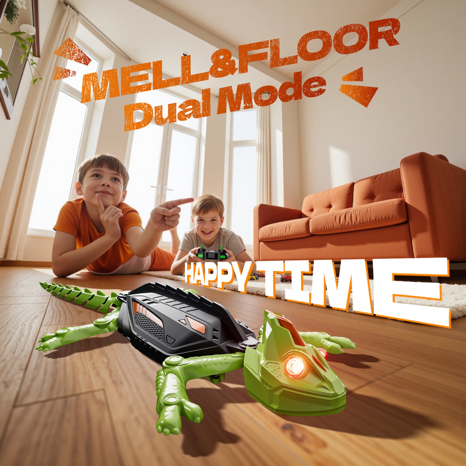 Remote Control Wall-Climbing Lizard Toy for Pets