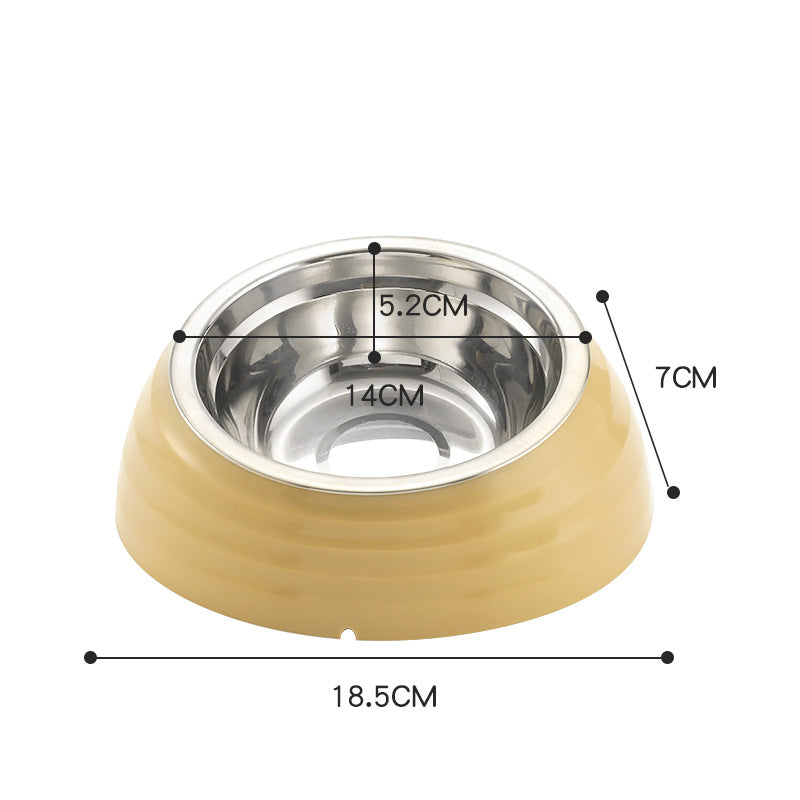 Stainless Steel Pet Bowl with Base