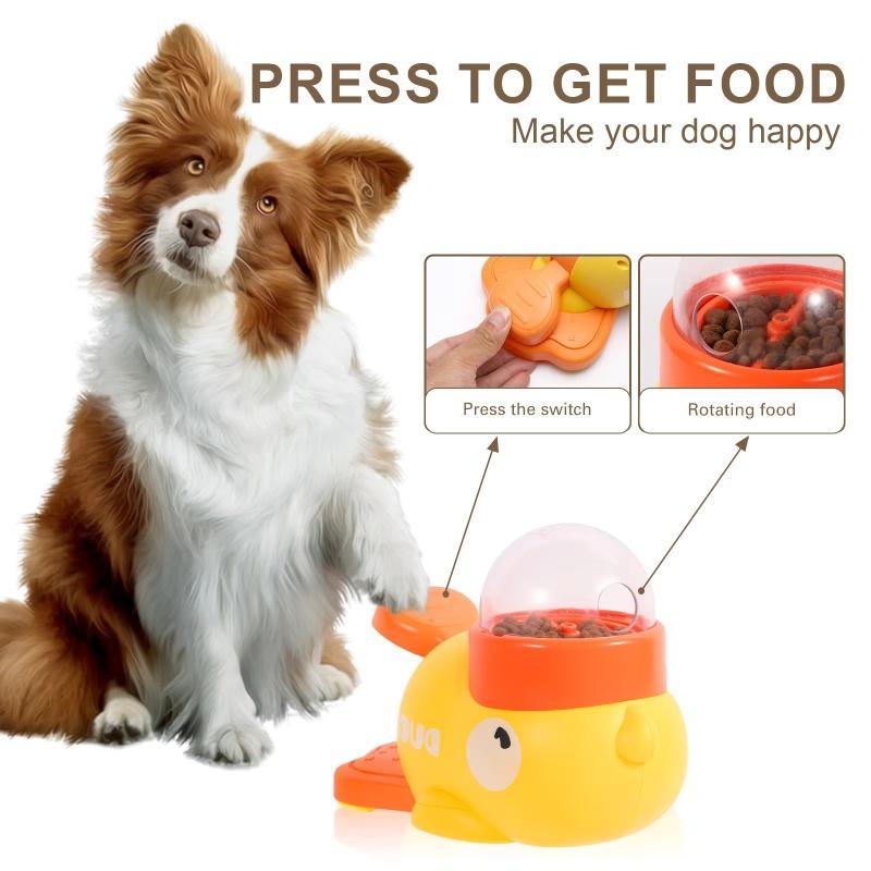 Interactive Duck Treat Dispenser Toy for Pets